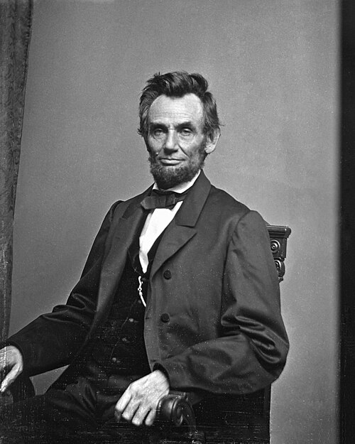 Abraham Lincoln Abraham Lincoln, U.S. President. Seated portrait, facing front