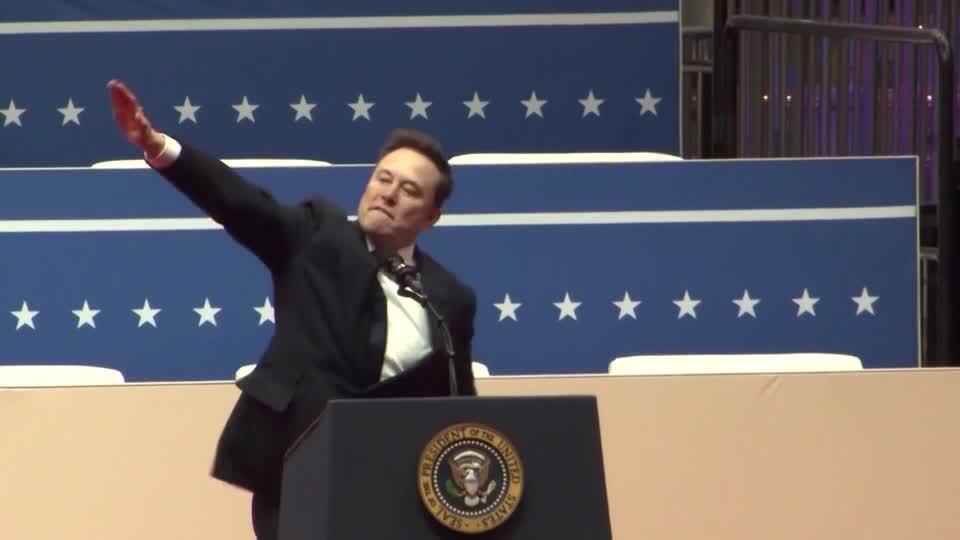 Elon Musk's 'salute' Elon Musk's 'salute'
