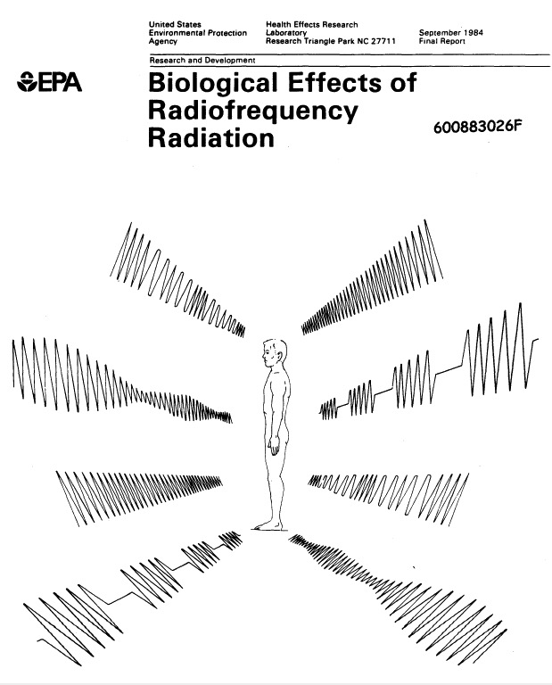 EPA 1984 Biological Effects of RF Radiation cover of an EPA 1984 Biological Effects of RF Radiation