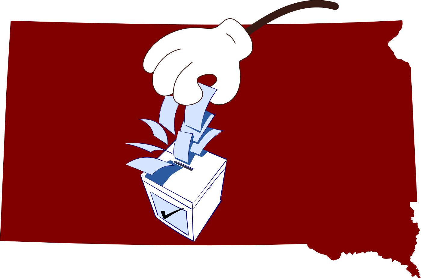 Stock art by rawpixel.com / Freepik and freepik.com. stuffing the ballot box in SD, stock art by rawpixel.com / Freepik and freepik.com.
